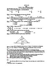 Đề ôn hè môn Toán Lớp 5